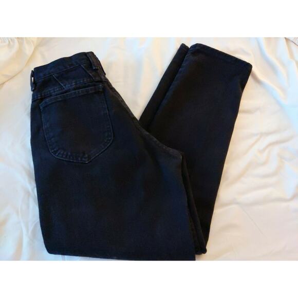 Riders Jeans Womens Petite Size 8P Black Straight Leg High Rise Pants - Picture 2 of 7